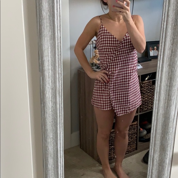 Revolve romper with side tie - Picture 2 of 4